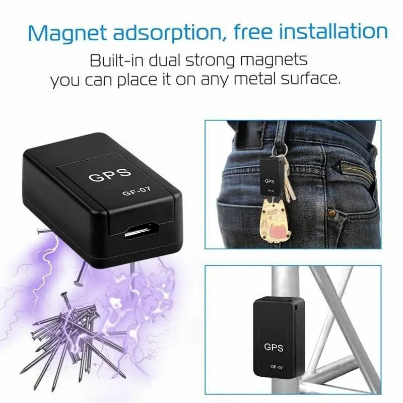 Mini GF 07 GPS Car Tracker Real Time Track Anti Theft Anti Lost Locator Strong Magnetic Mount SIM Message Positioner