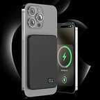 Ultra Thin Power Bank for MagSafe,Magnetic Wireless Fast Charging LED Display Portable Battery For iPhone Samsung Phone Airpods