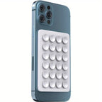 Silicone Suction Phone Holder Mat Multifunctional Suction Cup Wall Stand Square Anti-Slip Single-Sided Case Mount Back Sticker