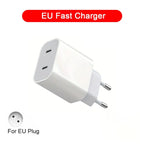 40W Dual Port USB-C Fast Charger – Compatible with iPhone & Android