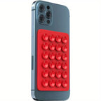 Silicone Suction Phone Holder Mat Multifunctional Suction Cup Wall Stand Square Anti-Slip Single-Sided Case Mount Back Sticker